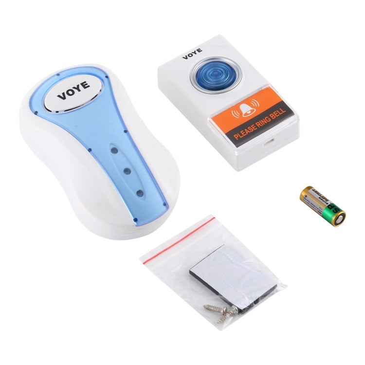 VOYE V008A Home Music Remote Control Wireless Doorbell with 38 Polyphony Sounds, US Plug, V008A VOYE V008A Home Music Remote Control Wireless Doorbell with 38 Polyphony Sounds, US Plug, V008A